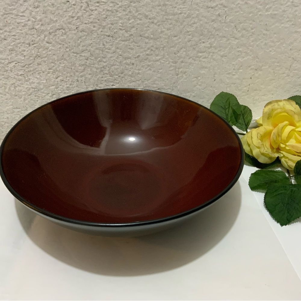 Gibson Serving mixing  Bowl brown black 10” diameter